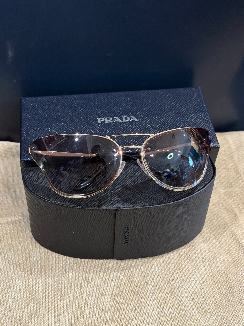 AS020: Prada Butterfly Metal Frame Sunglasses*EXCELLENT HOT SUNNIES